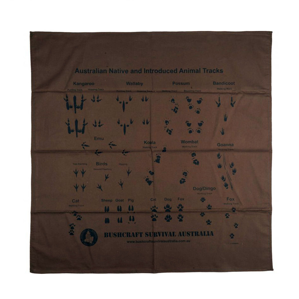 BSA Bandana - Animal Tracks
